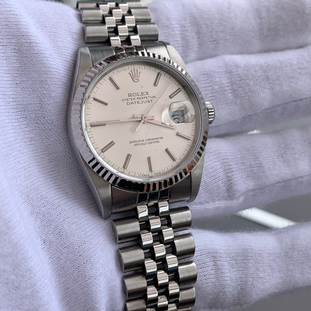 ROLEX DATEJUST UNISEX STAINLESS STEALL JUBILEE BAND